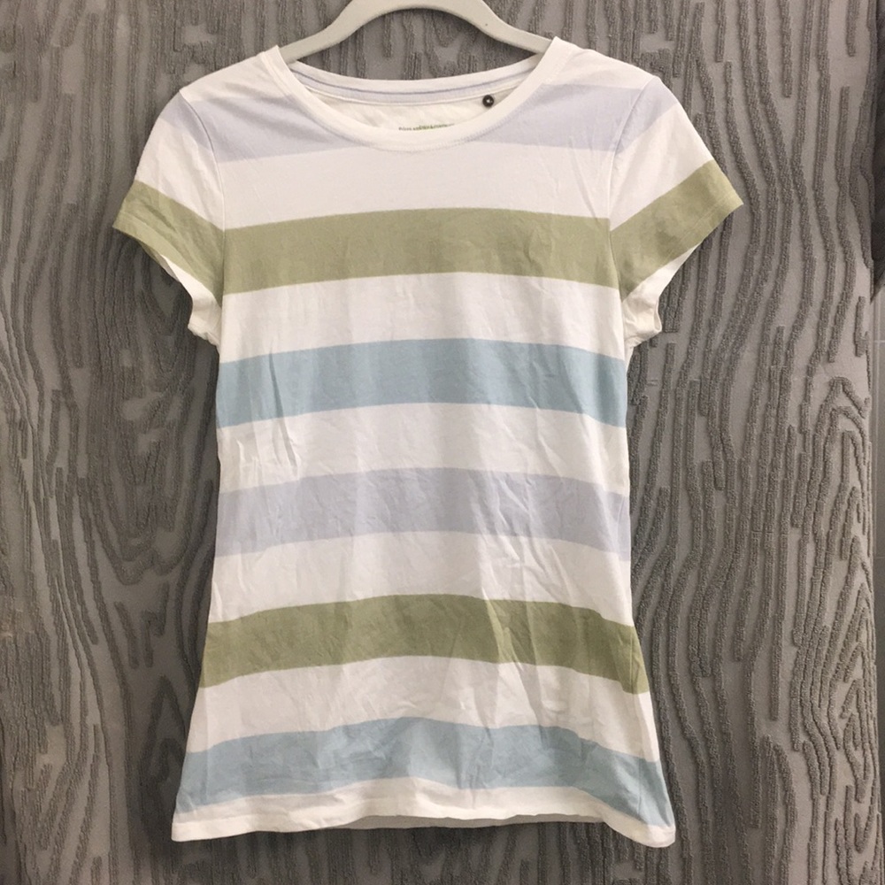 Anthropologie (Pilcro Line) Slim Cut Striped Tee
